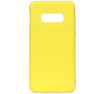 Back panel cover Evelatus Samsung Galaxy S10e Nano Silicone Case Soft Touch TPU Yellow