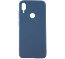 Back panel cover Evelatus Xiaomi Redmi 7 Nano Silicone Case Soft Touch TPU Dark Blue