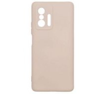 Back panel cover Evelatus Xiaomi Xiaomi 11T/11T Pro Nano Silicone Case Soft Touch TPU Beige