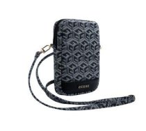 Back panel cover Guess - Guess PU G Cube Wallet Phone Bag Zipper Black