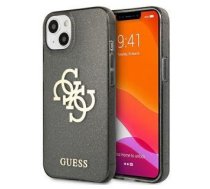 Back panel cover Guess  Guess GUHCP13SPCUGL4GBK iPhone 13 mini 5,4" czarny/black hard case Glitter 4G Big Logo