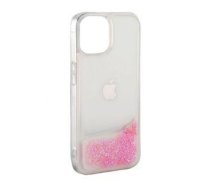 Back panel cover iLike Apple iPhone 11 Silicone Case Water Glitter Pink