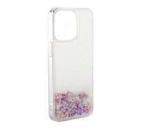 Back panel cover iLike Apple iPhone 13 Silicone Case Water Glitter Rainbow