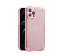 Back panel cover iLike Apple IPHONE 12 PRO MAX ARMOR GLITTER CASE Pink