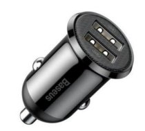 Auto charger Baseus  Grain Pro car charger 2x USB 4.8 A Black