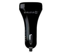 Auto charger Evelatus - Evelatus Quick Car Charger QCC02 Black