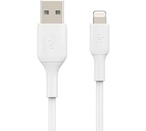 Cable Belkin  Lightning to USB-A Cable 2m BOOST CHARGE Polyvinyl Chloride, White