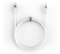 Cable Evelatus  USB C to Lightning Cable 1.2M 60W (MFI09) Aluminum housing braiding White