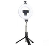 Selfie stick iLike  X2 LED 16cm Rechargeable Selfie Lamp with BT Remote&Handle + Floor Stand 20-90cm + Phone Holder