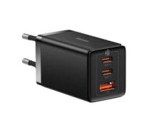 Adapter Baseus - Baseus CCGP120201 GaN5 Pro Quick Charger USB-A + 2x USB-C 65W Black