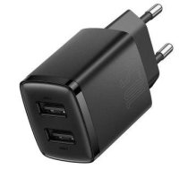 Adapter Baseus - Baseus CCXJ010201 Compact Charger 2xUSB 10,5W Black