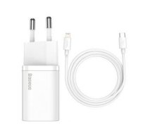 Adapter Baseus  MOBILE CHARGER WALL 20W/WHITE TZCCSUP-B02