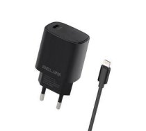 Adapter Beline  Beline Ład. siec. 1x USB-C 20W + kabel lightning czarna /black PD 3.0  BLNCB20L