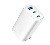 Adapter Evelatus  65W Max Fast Charger CN USB-C1/USB-C1/USB-A White