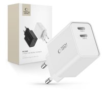 Adapter Tech-Protect  Tech-Protect C35W mains charger 2x USB-C PD 35W - white