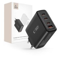 Adapter Tech-Protect  Tech-Protect NC100W-GAN GaN network charger 3x USB-C PD 100W / USB-A QC 3.0 - black