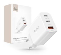 Adapter Tech-Protect  Tech-Protect NC30W network charger 2x USB-C PD 30W / USB-A QC 3.0 - white