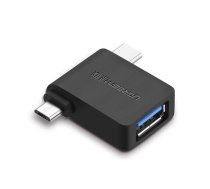 Adapter Ugreen  Ugreen adapter OTG USB USB 3.2 Gen 1 (5Gbps) - USB Type C / micro USB black (30453)