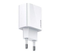 Adapter USAMS  USAMS Ład. siec. 1xUSB-C T34 20W 5V-3A (only head) PD3.0 Fast Charging biały/white CC118TC01 (US-CC118)