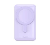 Power bank Baseus  Baseus Magnetic Bracket Wireless Fast Charge Power Bank 10000mAh 20W Purple（With Xiaobai series fast charging Cable Type-C to Type-C 60W(20V/3A) 50cm White）