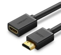 Cable Ugreen  cable HDMI extension cable (female) - HDMI (male) 19 pin 1.4v 4K 60Hz 30AWG 2m black (10142) Black