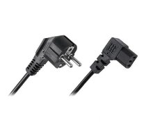 Charger CP  Power Cable Universal Euro/IEC C13 Standart 3Pin 3m with 90 degree angle Black