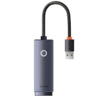 Converter Baseus  WKQX000313 Lite USB-C to RJ45 Network Internet adapter card 100Mbps Grey