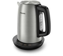 Teapot Philips  Kettle HD9359/90 Electric, 2200 W, 1.7 L, Stainless steel/Plastic, 360° rotational base, Grey