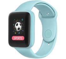 Fitness bracelet iWear  M7 Smart&Fit Watch with Full Touch 1.3&apos;&apos; IPS Media control / HR / Blood pressure / Social Light Blue