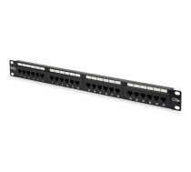 Other goods Digitus  Patch Panel DN-91524U Black, 48.2 x 4.4 x 10.9 cm, Category: CAT 5e; Ports: 24 x RJ45; Retention strength: 7.7 kg; Insertion force: 30N max