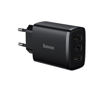 Baseus CCXJ020101 Fast Compact charger 3x USB 17W Black