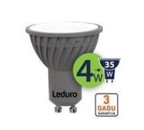 LEDURO LED spuldze PAR16 GU10 4W 3000K