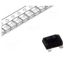 Transistor: N-MOSFET | unipolar | 20V | 0.1A | Idm: 0.4A | 150mW | SOT723