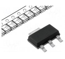 IC: voltage regulator | LDO,linear,fixed | 5V | 1.35A | SOT223 | SMD