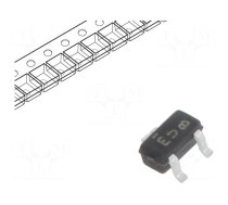 Transistor: N-MOSFET | unipolar | 60V | 0.24A | 0.13W | SC75A