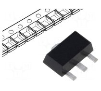 IC: voltage regulator | LDO,fixed | 5V | 0.1A | SOT89 | SMD | reel | ±2%