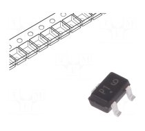 Transistor: NPN | bipolar | 40V | 0.6A | 0.225/0.3W | SC70,SOT323