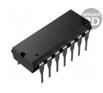IC: operational amplifier | 1MHz | Ch: 4 | DIP14 | ±4÷18VDC,8÷36VDC