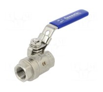 Ball valve | acid resistant steel AISI 316 | PTFE | max.63bar