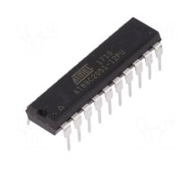 IC: microcontroller 8051 | Flash: 2kx8bit | Interface: UART | DIP20