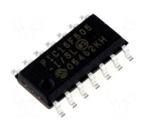 IC: PIC microcontroller | 1.5kB | 20MHz | ICSP | 2÷5.5VDC | SMD | SO14