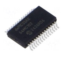 IC: dsPIC microcontroller | 64kB | 16kBRAM | SSOP28 | 3÷3.6VDC | DSPIC