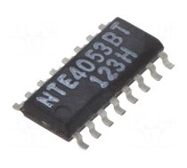 IC: analog switch | multiplexer | SO16 | 3÷18VDC | 600uA | CMOS