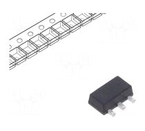 IC: voltage regulator | LDO,linear,fixed | 15V | 0.1A | SOT89 | SMD