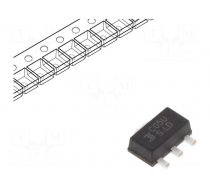 IC: voltage regulator | LDO,linear,fixed | 5V | 0.5A | SOT89 | SMD | ±5%