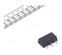 IC: voltage regulator | LDO,linear,fixed | 6V | 0.5A | SOT89 | SMD | ±5%