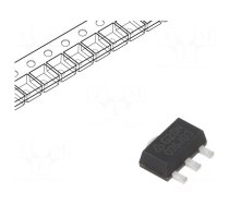 IC: voltage regulator | LDO,linear,fixed | 3.3V | 1.35A | SOT89 | SMD