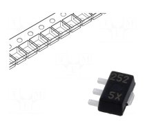 IC: voltage regulator | LDO,linear,fixed | 3.3V | 150mA | SOT89-3 | SMD