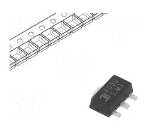 IC: voltage regulator | LDO,linear,fixed | 5V | 1A | SOT89 | SMD | ±1%