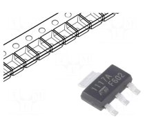 IC: voltage regulator | LDO,linear,adjustable | 1.25÷15V | 1A | SMD